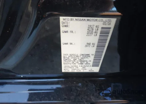 2016 Nissan Altima 2.5 Sr из США, поврежденный, VIN 1N4AL3AP8GC163003